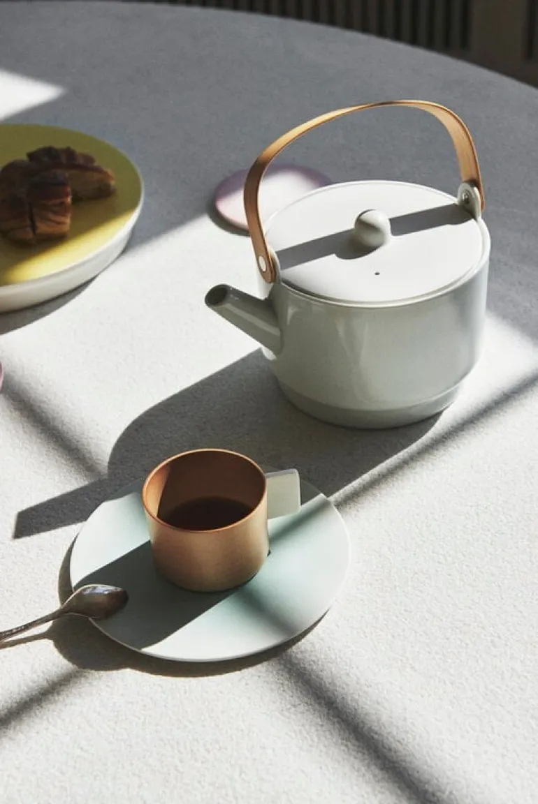 1616 / arita japan SB coffee cup and saucer, 170 ml, light brown