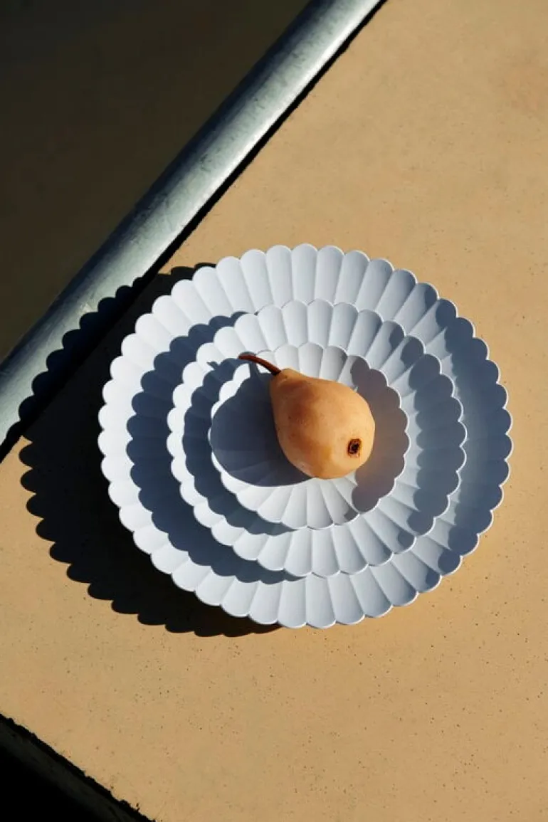 1616 / arita japan TY Palace 110 plate, unglazed grey