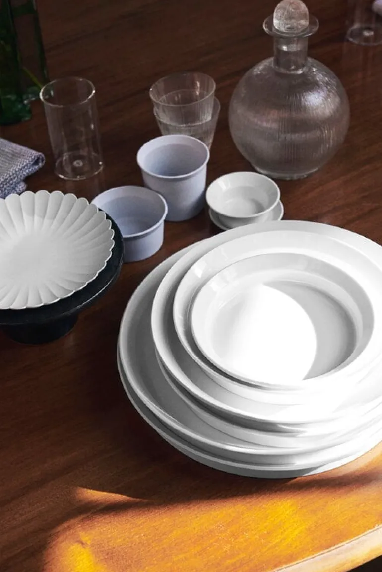 1616 / arita japan TY Palace 160 plate, unglazed grey