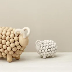 Aarikka Pässi figurine,  varnished wood