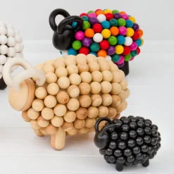 Aarikka Pässi figurine,  varnished wood