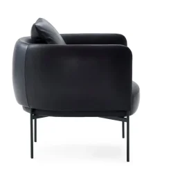 Adea Bonnet Club lounge chair, aniline leather