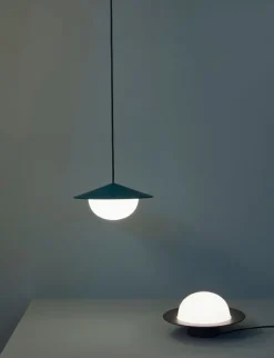 AGO Alley Still table lamp, small, grey