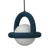 AGO Balloon pendant, dimmable, dark blue