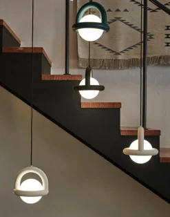 AGO Balloon pendant, dimmable, dark blue