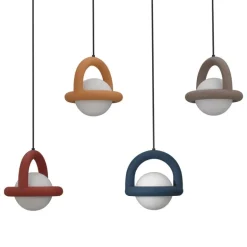 AGO Balloon pendant, dimmable, mustard