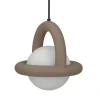 AGO Balloon pendant, dimmable, mud grey