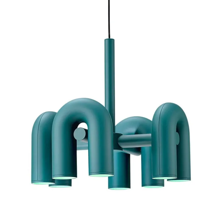 AGO Cirkus chandelier, small, green
