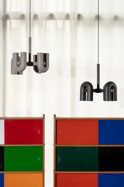 AGO Cirkus chandelier, small, charcoal