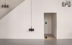 AGO Cirkus chandelier, small, grey