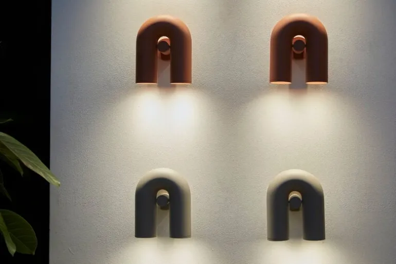 AGO Cirkus wall lamp, charcoal