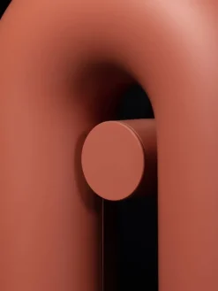 AGO Cirkus wall lamp, terracotta