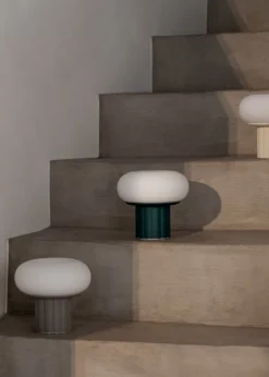 AGO Mozzi Able portable table lamp, green