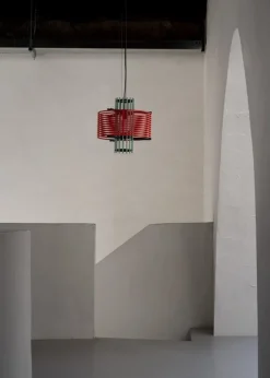 AGO Nova pendant, coral - mint green