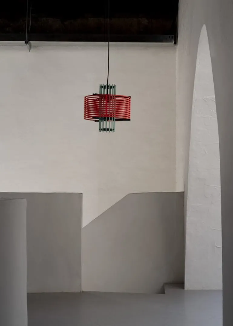 AGO Nova pendant, coral - mint green