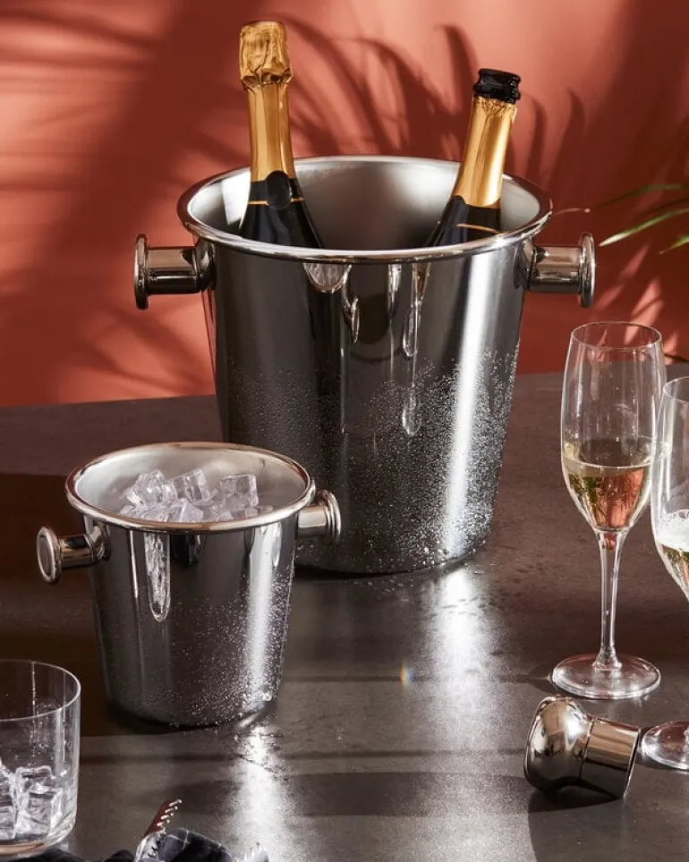 Alessi 5052 wine cooler, 25 cm, stainless steel