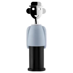 Alessi Alessandro M. corkscrew, pale blue - black