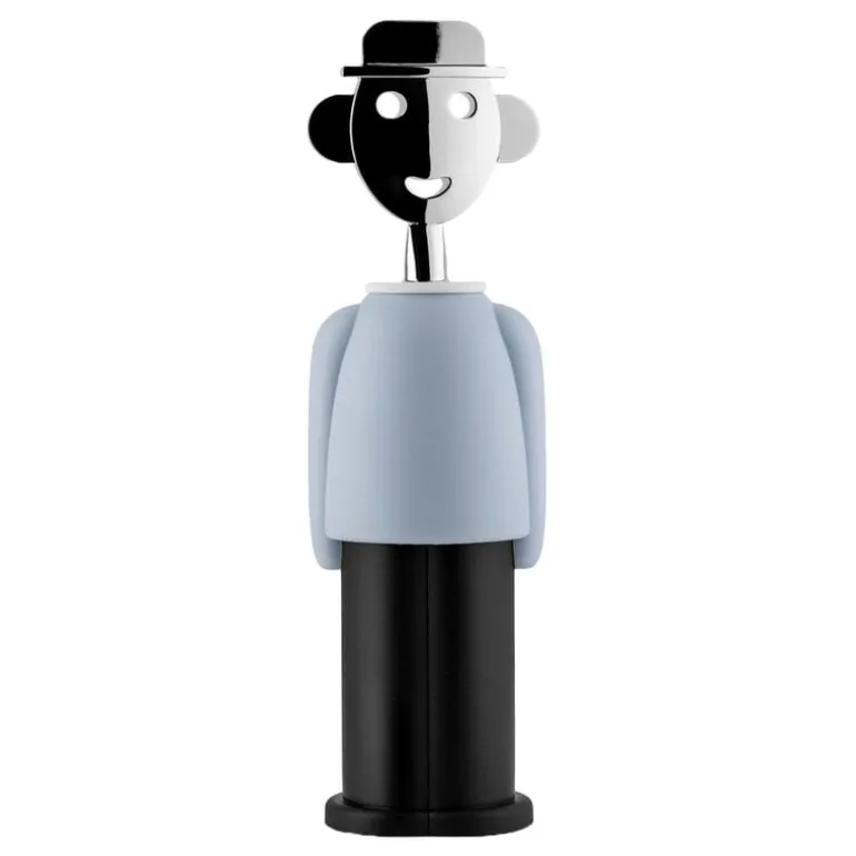 Alessi Alessandro M. corkscrew, pale blue - black