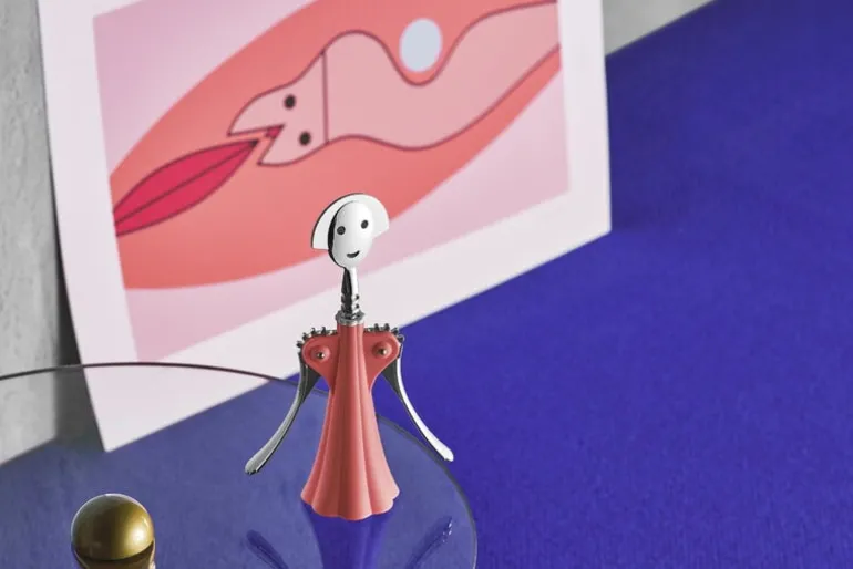 Alessi Anna G. corkscrew, pink