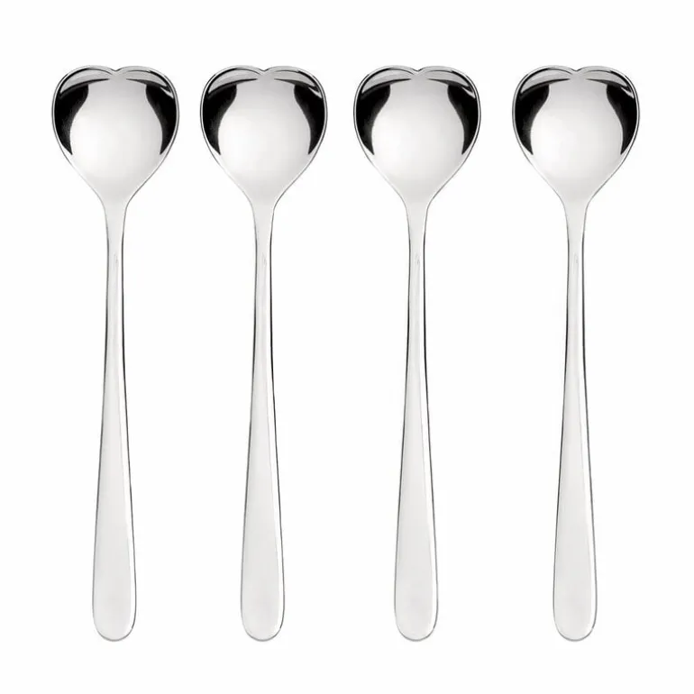 Alessi Big Love ice cream spoon set, 4 pcs