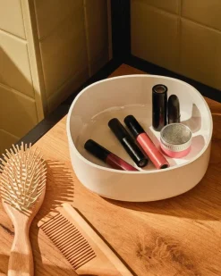 Alessi Birillo bathroom container, white