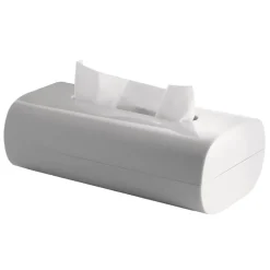 Alessi Birillo tissue box, 8 cm, white