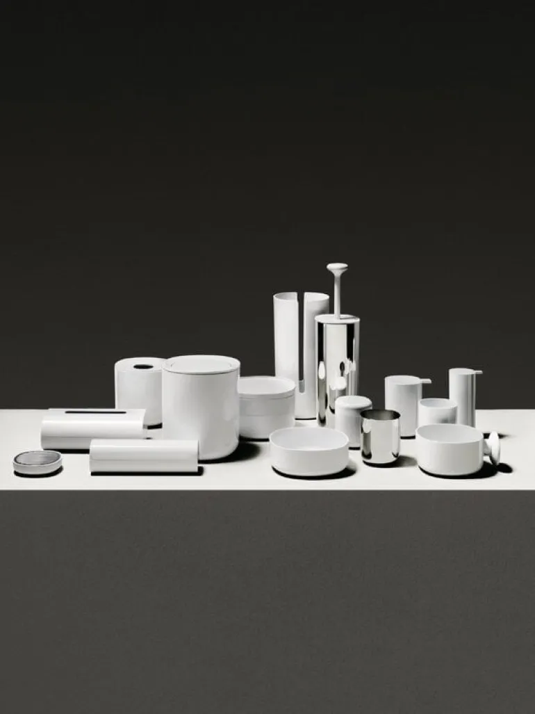 Alessi Birillo tissue box, 15 cm, white