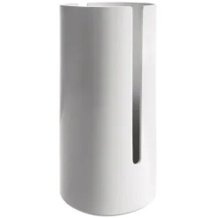 Alessi Birillo toilet paper roll container, white