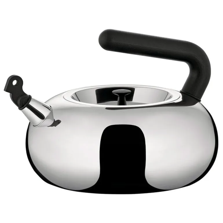 Alessi Bulbul kettle, steel - black