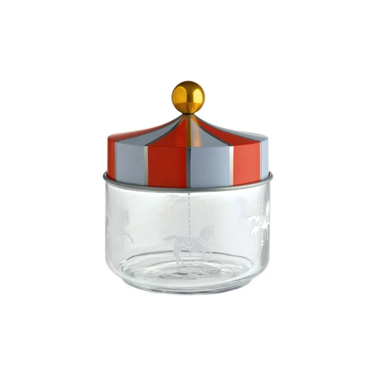 Alessi Circus glass jar, 0,5 L