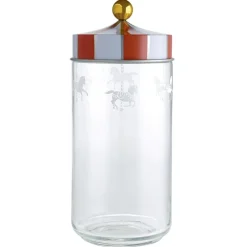 Alessi Circus glass jar, 1,5 L