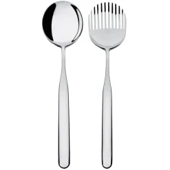 Alessi Collo Alto salad set, stainless steel