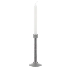 Alessi Conversational Objects candlestick, stainless steel