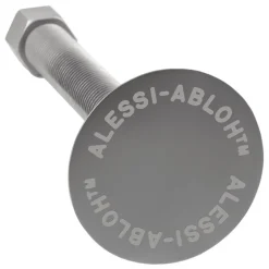 Alessi Conversational Objects candlestick, stainless steel