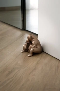 Alessi Dédé doorstop, black