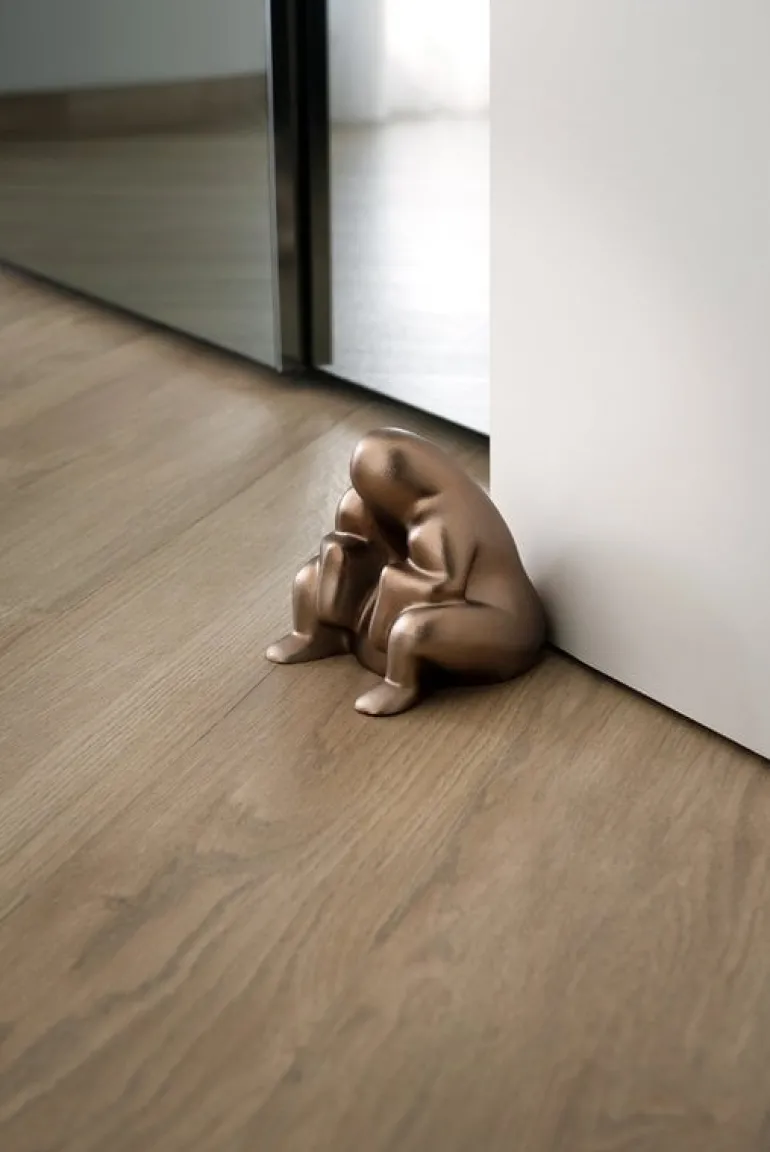 Alessi Dédé doorstop, black