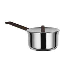 Alessi Edo cookware set, 4 pots with 3 lids