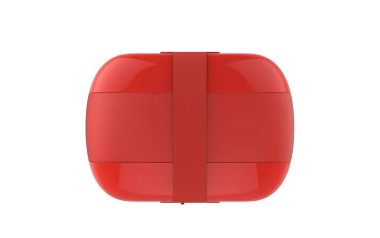 Alessi Food à porter lunch box, red