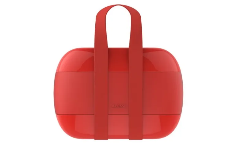 Alessi Food à porter lunch box, red