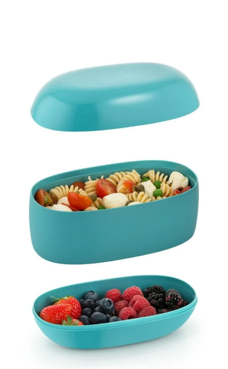 Alessi Food à porter lunch box, red