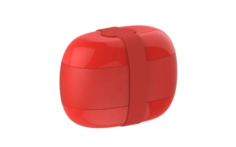 Alessi Food à porter lunch box, red