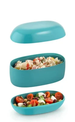 Alessi Food à porter lunch box, red