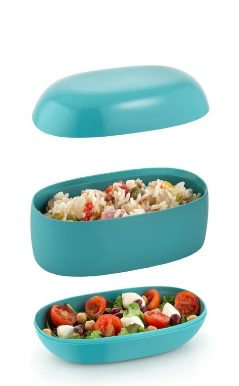 Alessi Food à porter lunch box, red