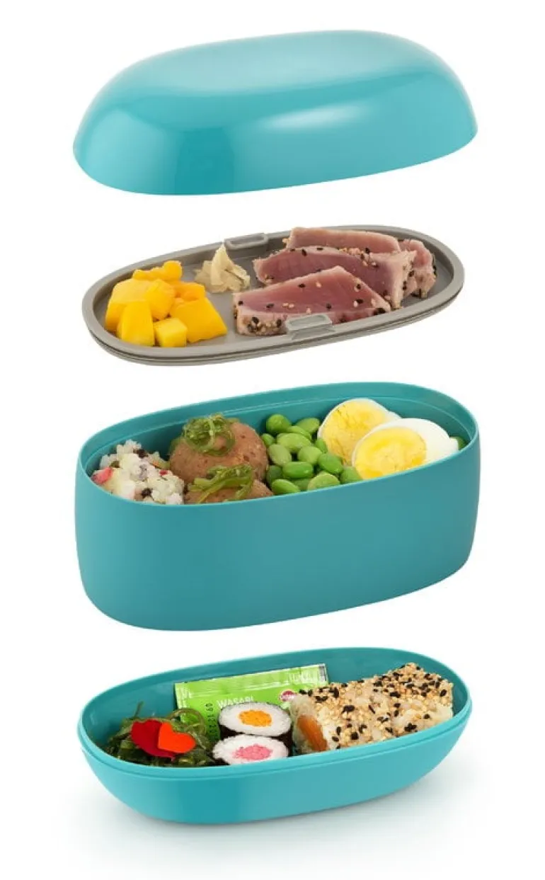 Alessi Food à porter lunch box, red