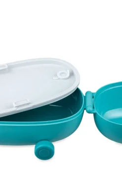 Alessi Food à porter snack box, light blue