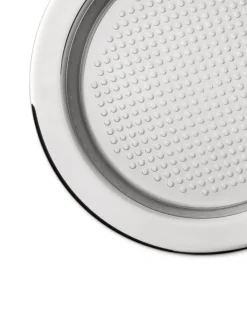 Alessi Glass coaster, stainless steel