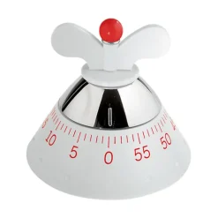 Alessi Kitchen Timer, white