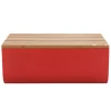 Alessi Mattina breadbox, red