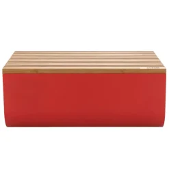 Alessi Mattina breadbox, red