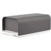 Alessi Mattina butter dish, dark grey